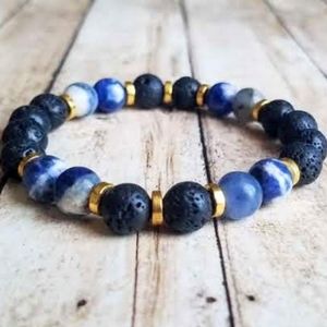 7" Sodalite Diffuser Bracelet